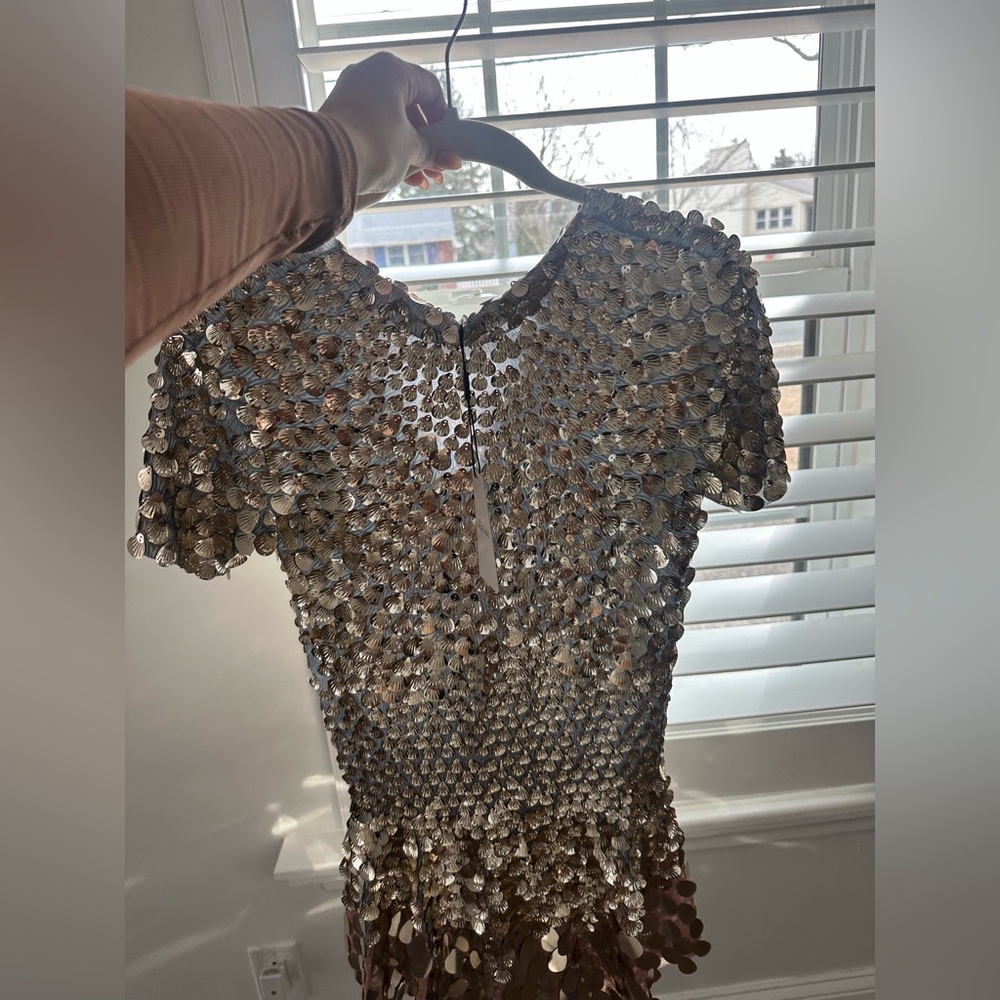 Athena minidress - champagne party dress